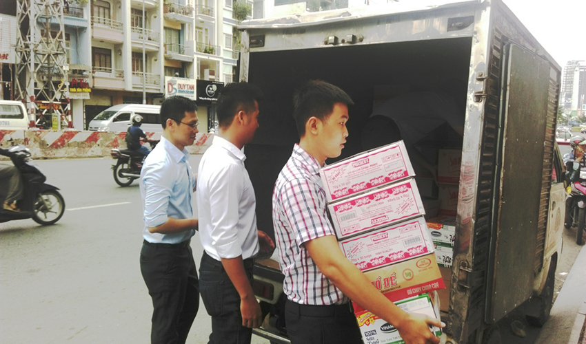 từ thiện chùa Lâm Quang