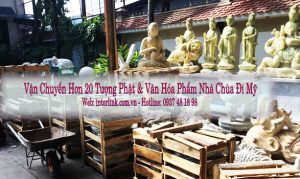 vận chuyển tượng Phật