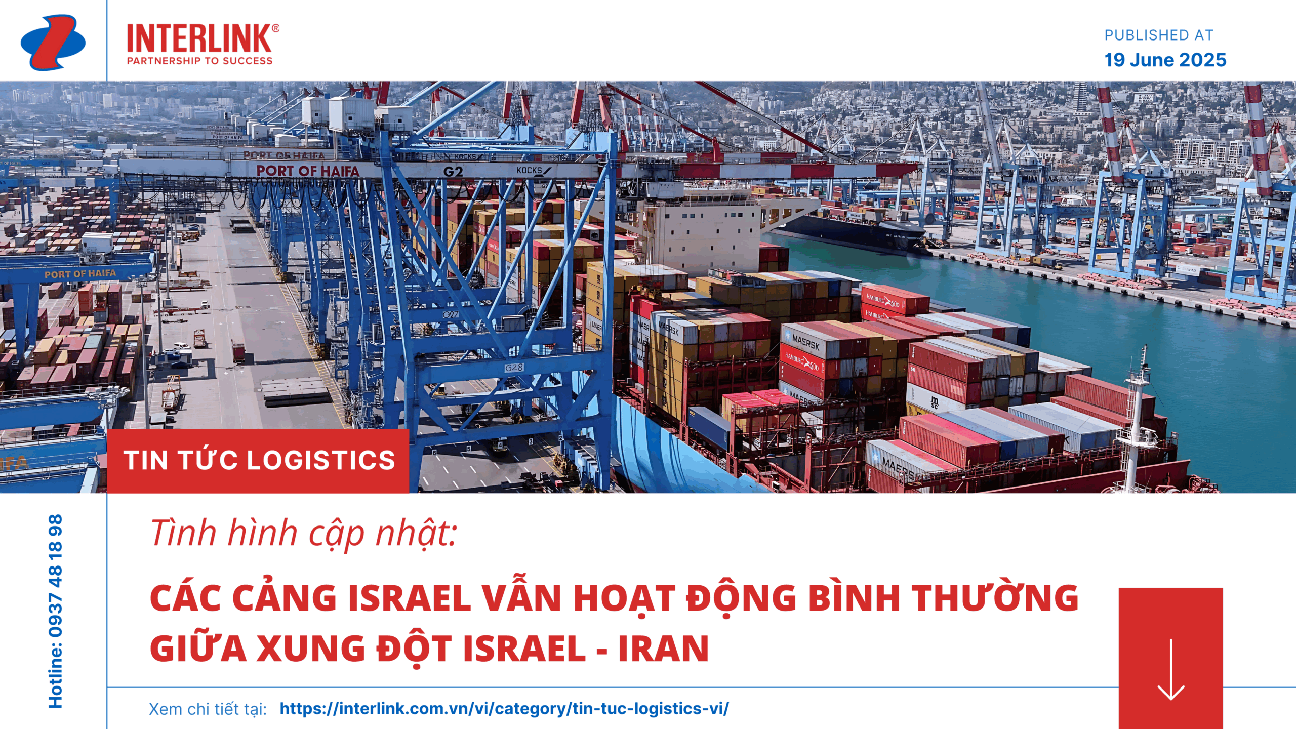 Tình hình cập nhật: Các cảng Israel vẫn hoạt động bình thường giữa xung đột Israel - Iran